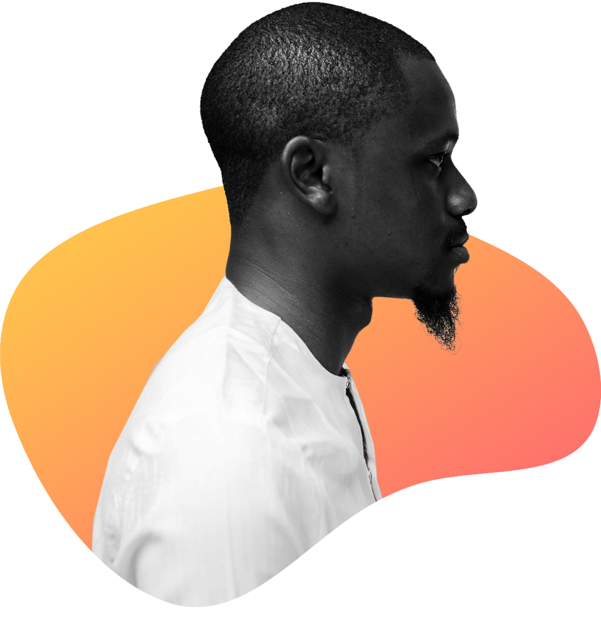 profile image of yinka adesesan inside a gradient blob